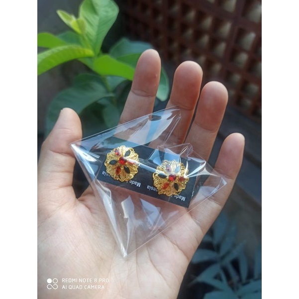 giwang atau anting Bali alpaka