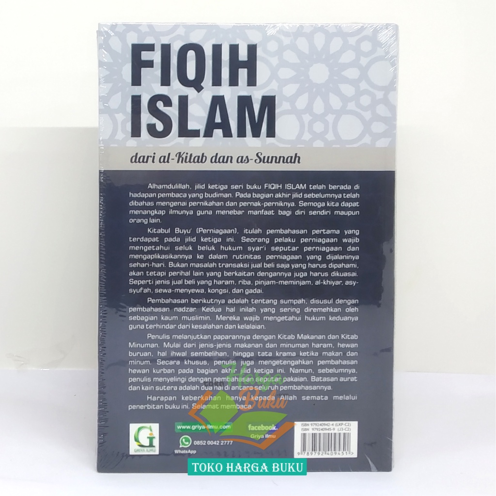 Fiqih Islam dari Al-Kitab dan As-Sunnah JILID 3 Buku Fikih Islam Penerbit Griya Ilmu