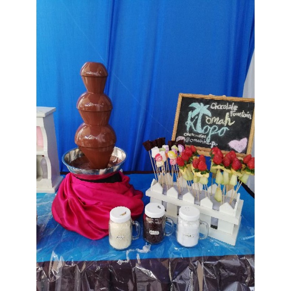 

Sewa Mesin Coklat Air Mancur / Coklat Fountain / Coklat Foundue