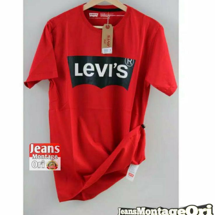 JHA0EI Baju Levis Original Asli Import Kaos Levis Ori Baju Kaos Pria Levis Kaos Cowok Lengan Pendek