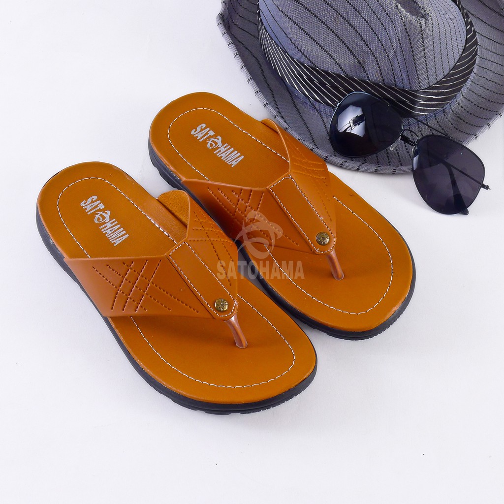 Satohama Sandal Pria Sandal Santai Sandal Japit Pria Termurah Sandal Terlaris Sandal Keren