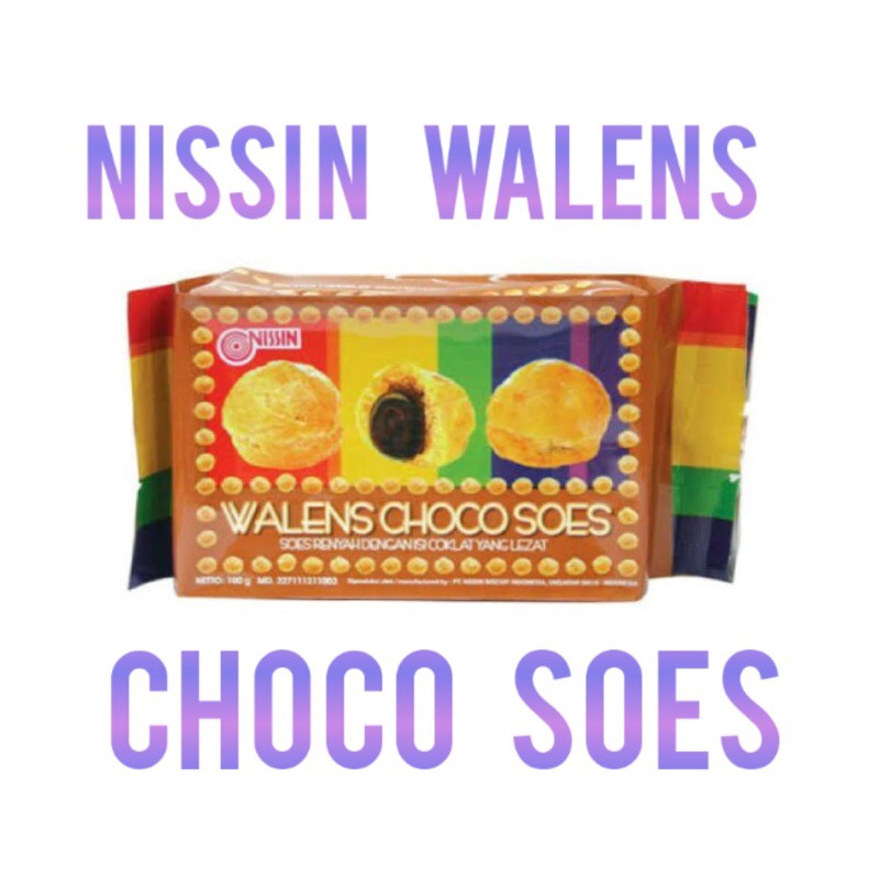 

NISSIN WALENS CHOCO SOES (SOES COKELAT) 100 GRAM