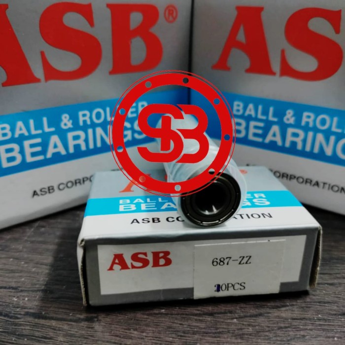 Bearing / Laker / Laher 687 ZZ ASB 687ZZ