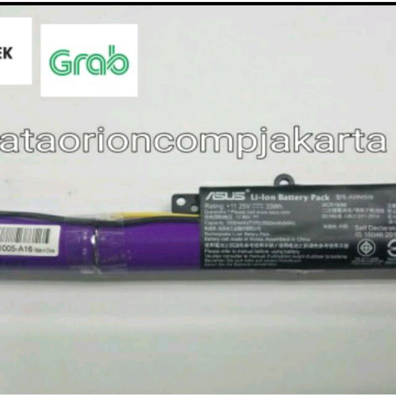 Battery Baterai Asus X540 X540L X540LA (A31N1519)