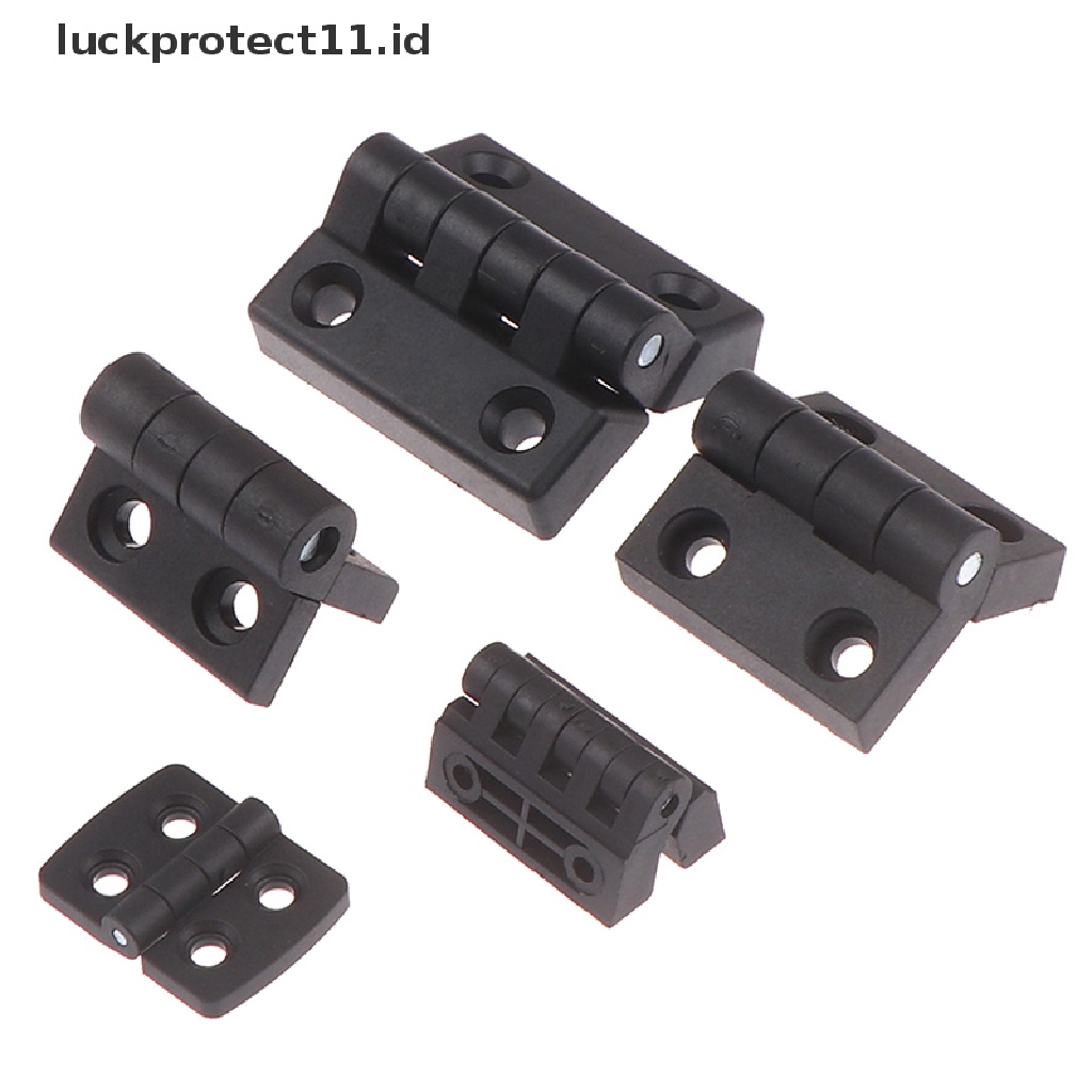 &lt; Luckprotect11.Id &gt; 1pc Engsel Pintu Lemari Mini Hardware Plastik Abs