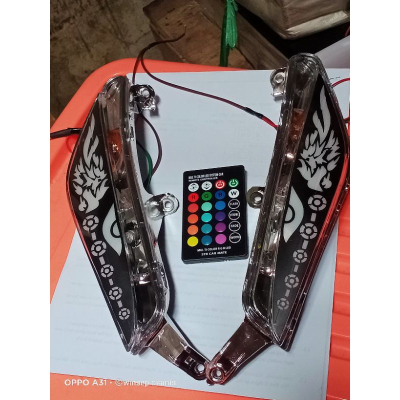 variasi lampu led alis led audi jupiter mx new