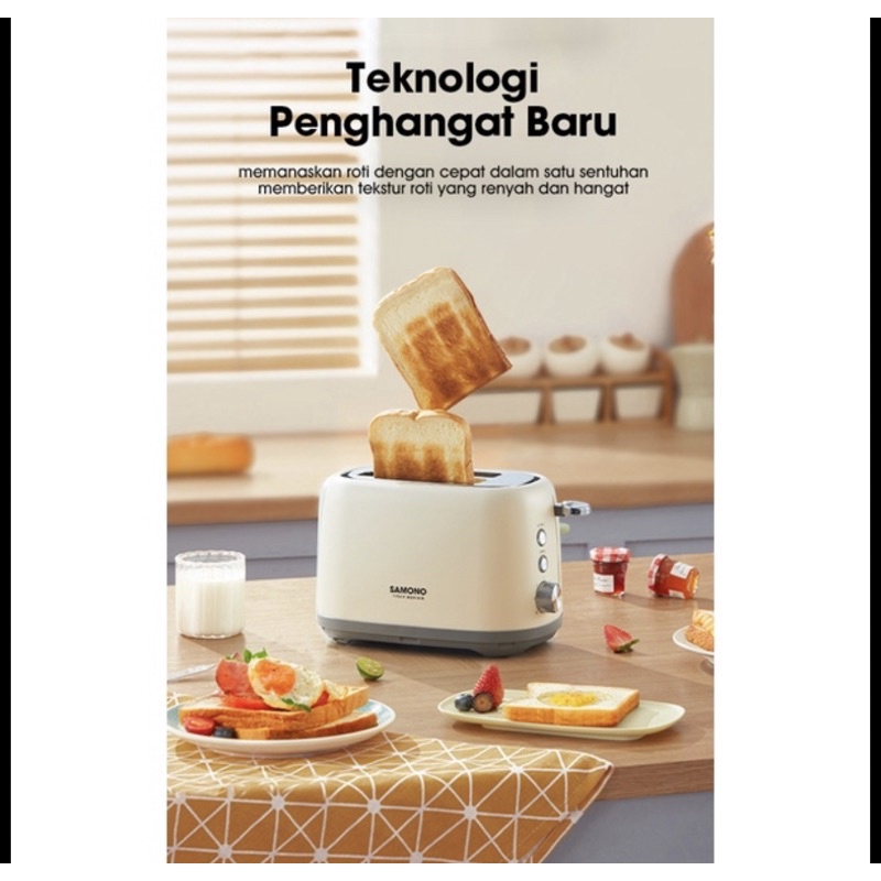 SAMONO Toaster SWTT800 Panggangan Roti Loncat Samono