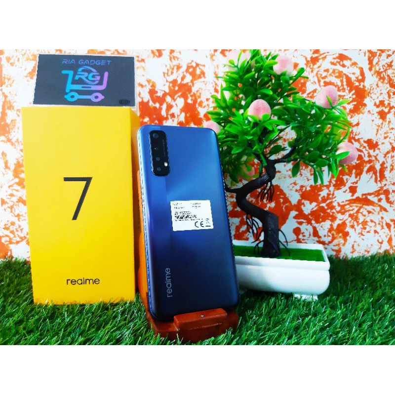 Realme 7 8/128 Garansi Resmi Realme Indonesia 1 Tahun Fullset Second Like New 100%