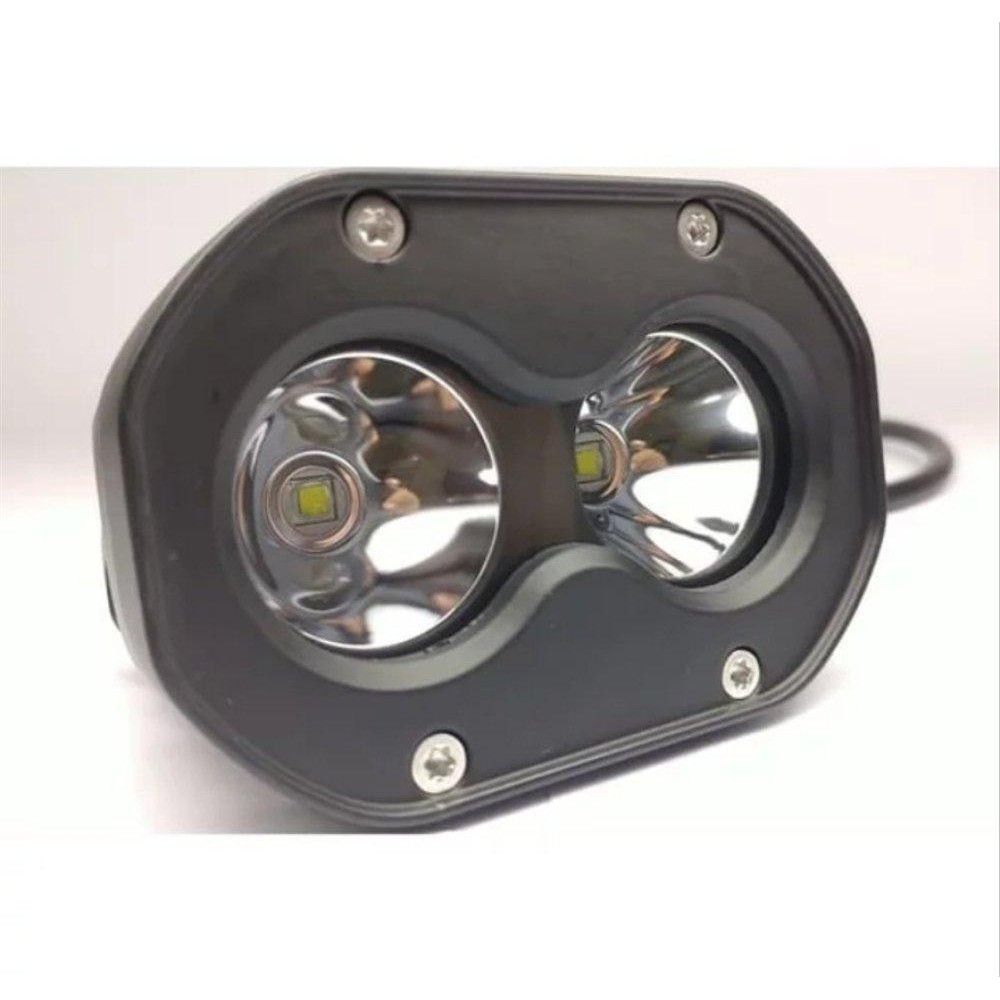 Lampu sorot 20watt 2mata led cree - Lampu tembak motor 2mata - Lampu mobil 12volt - 24volt super