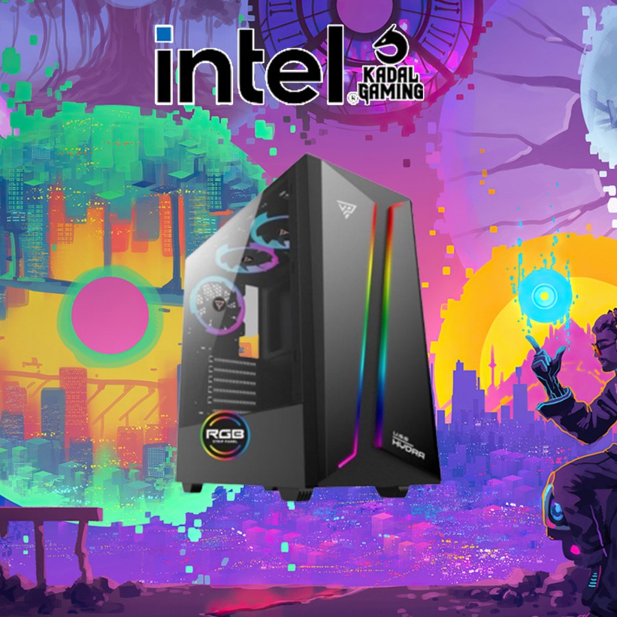 PC Gaming Intel Core i5 3470 VGA GTX 750TI 4GB Paket Full set Komputer Rakitan Kantor Design Render Livestream Editing