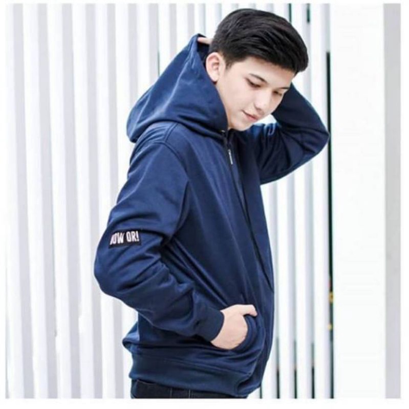 JAKET SWEATER NOW ORI ZIPPER, JAKET SWITER PRIA