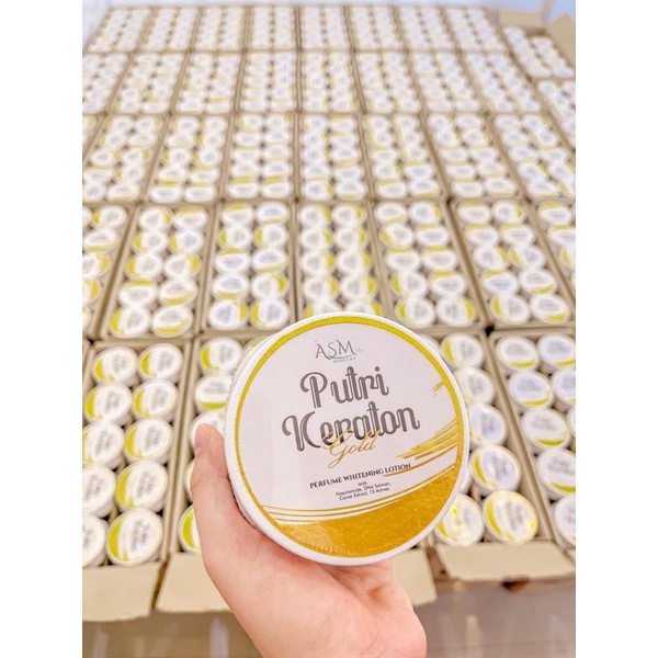 HB PUTRI KERATON GOLD (PARFUME WHITENING LOTION) BY ASM Beauty Care/PEMUTIH BADAN AMPUH BPOM