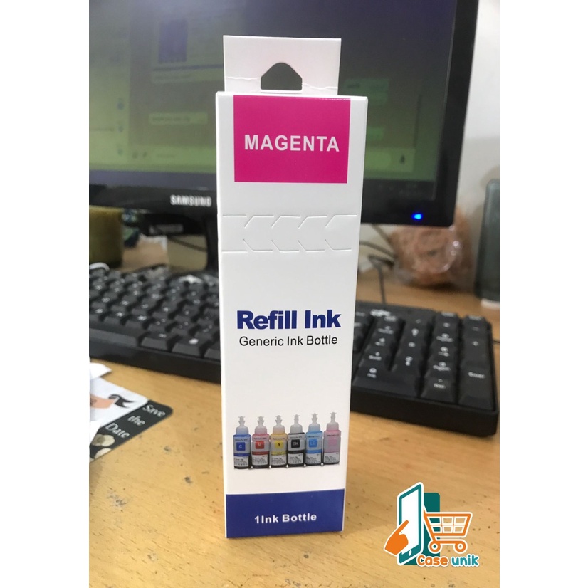 REFILL TINTA INK INKJET ISI ULANG PRINTER EPSON L100 L101 L110 L200 L210 L211 L300 L301 L303 L350 L351 L355 L455 L550 L551 L555 L558 L800 L801 70 ML CS3494