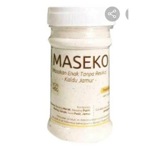 

Maseko kaldu organik botol 100gr Non Msg