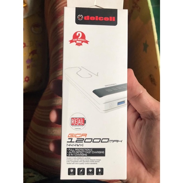 Powerbank Delcell 12000mah