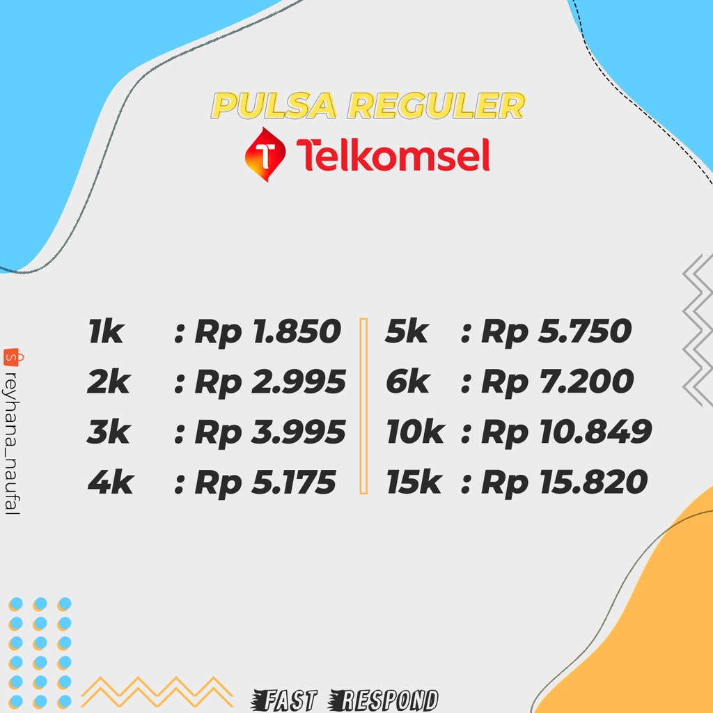 Pulsa Telkomsel Murah Pulsa Reguler Telkomsel