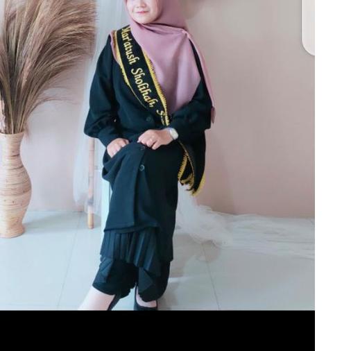Selempang Wisuda Bludru Renda