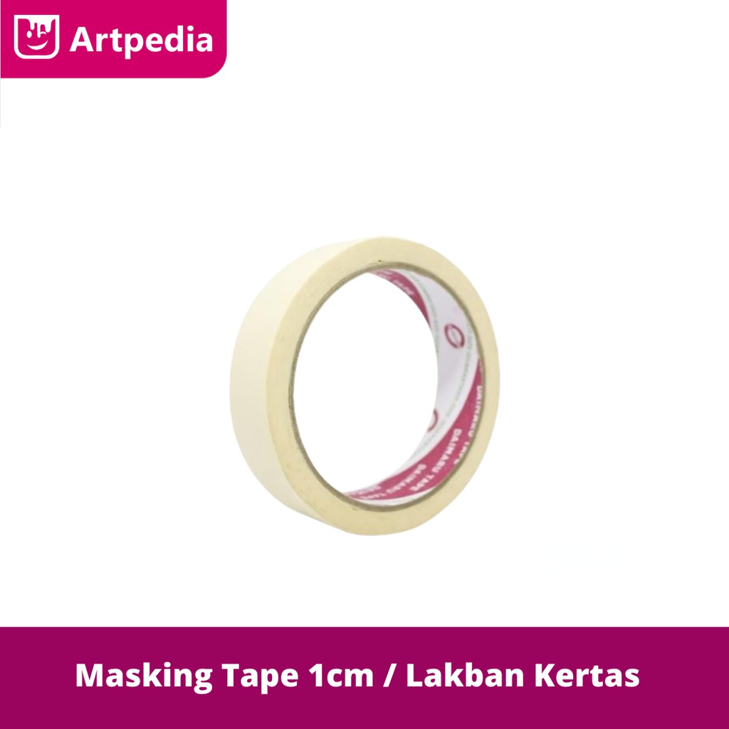 MASKING TAPE 1CM / LAKBAN KERTAS UKURAN 1CM Shopee Indonesia