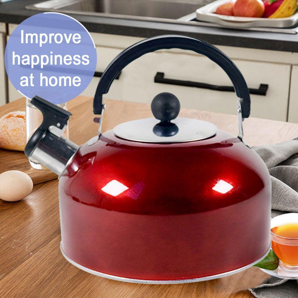 Suyo 3L Whistling Kettle Stainless Steel Untuk Hiking Masak Rumah Kantor Restoran Teakettle