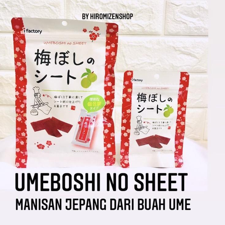 

C UMEBOSHI NO SHEET - MANISAN JEPANG 40g | 14g ✉← (Jual)