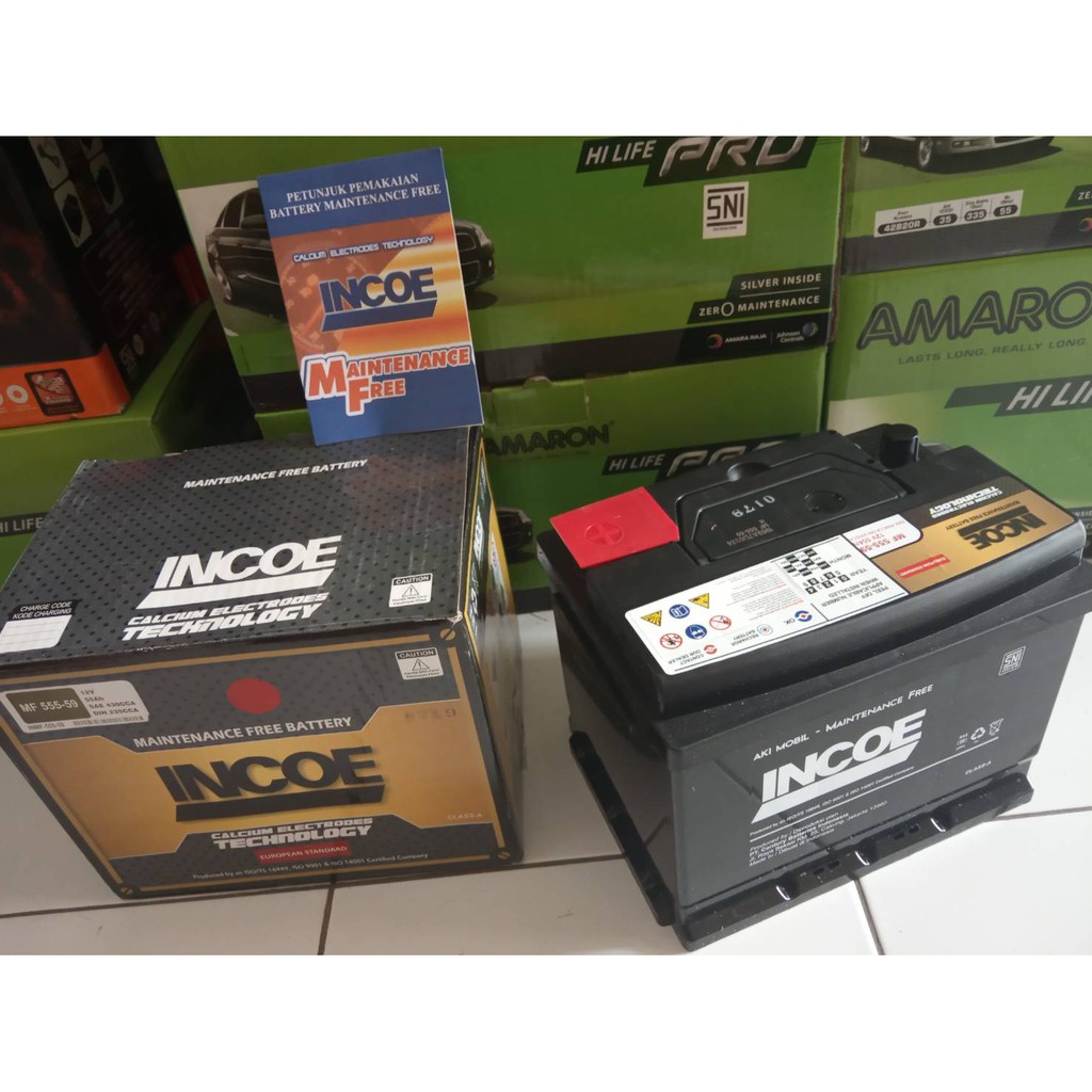 Aki Mobil CHEVROLET Spin 1.5 INCOE MF Astra 555-59 Aki Kering 12V 55Ah