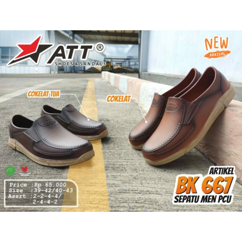 SEPATU SLIP ON KARET PRIA PRO ATT BK 667 ORIGINAL SEPATU PANTOFEL COWOK CASUAL