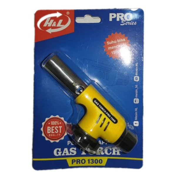 H&amp;L Gas Torch PRO 1300 Pemantik Gas Pematik Api Flame Gun Alat bakar