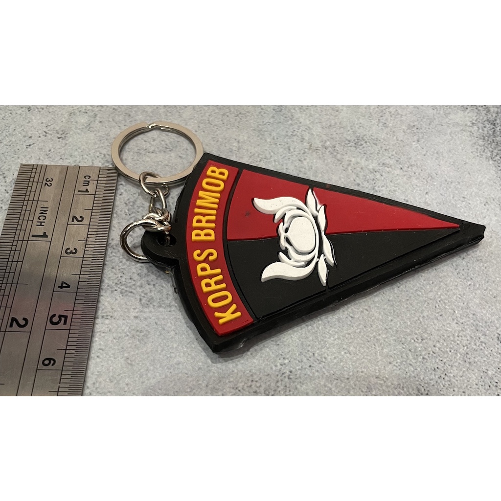 Gantungan Kunci Brimob| Keychain | Gantungan Kunci Karet Brimob