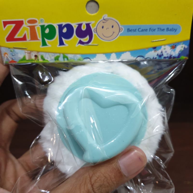 Dodo Spons Bedak Pita - Ninio Tepokan Puff Bedak Handle | Zippy Tepokan Bedak Bayi Lembut Puf Bedak  Bayi