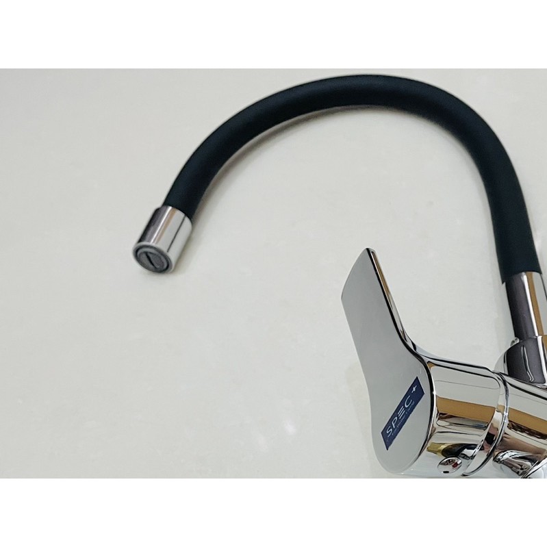 Kran Angsa Dapur Panas Dingin Fleksibel Flexsible Mixer Hitam 5309B Kitchen Faucet