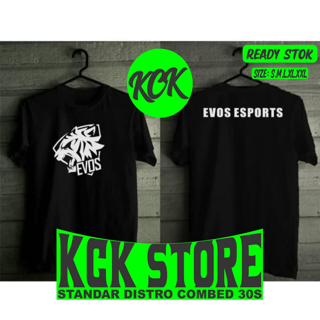 Baju Tshirt Kaos Evos Esports 03 Combed 30s Distro / Kaos Pria / Fashion Pria