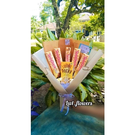 

buket coklat silverqueen