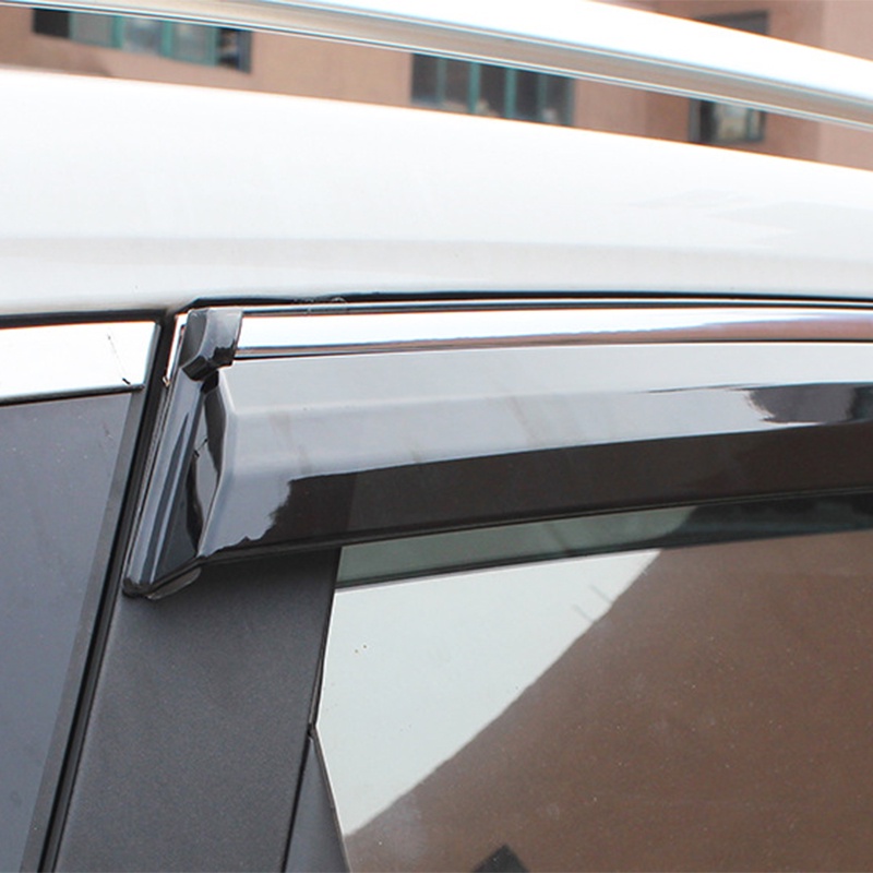 1 Set Visor Pelindung Jendela Mobil Peugeot 2008 Bahan ABS 2014-2019