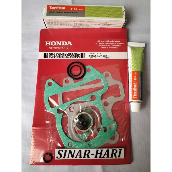 TOP SET GASKET KIT KVY HONDA BEAT , BEAT KARBU, SCOOPY KARBU, SPACY KARBU OLD