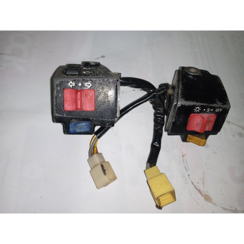 PROMO TERLARIS HOLDER SET KANAN KIRI SUZUKI RC100 ORI