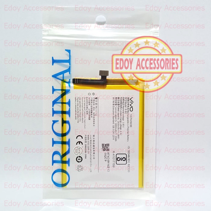Battery Vivo V5 Lite 1609 BB2 BB-2 Batu Batre Baterai Tanam Ori
