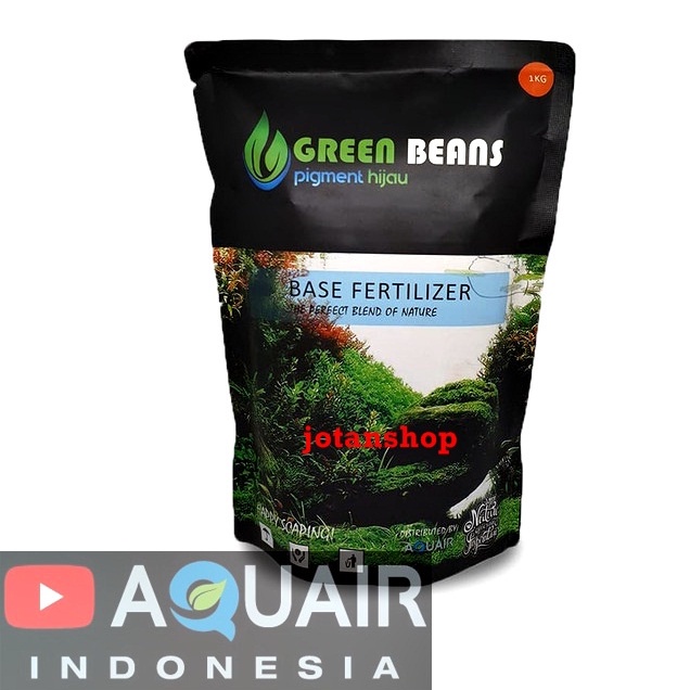 Green Bean Pupuk Dasar Aquascape 1 Liter Pigment Hijau 1L base fertilizer media tanam