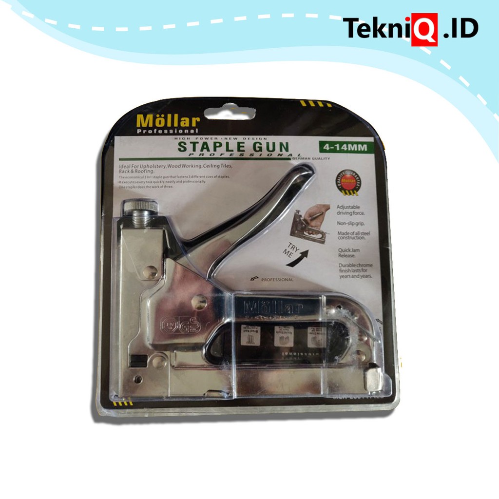 

Staple Jok Tembak Hekter 3 Way / Staples Gun Tacker Mollar 3 in 1