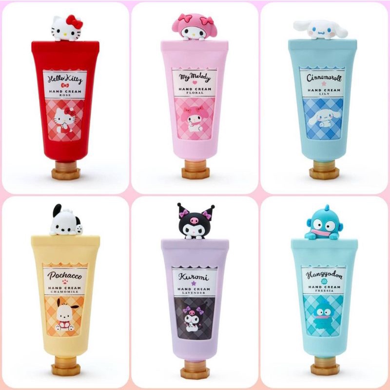 ⚠️EXPIRED⚠️Hand Cream Sanrio 30g Karakter Hello Kitty, My Melody, Kuromi, Pochacco (HANYA UNTUK KOLE