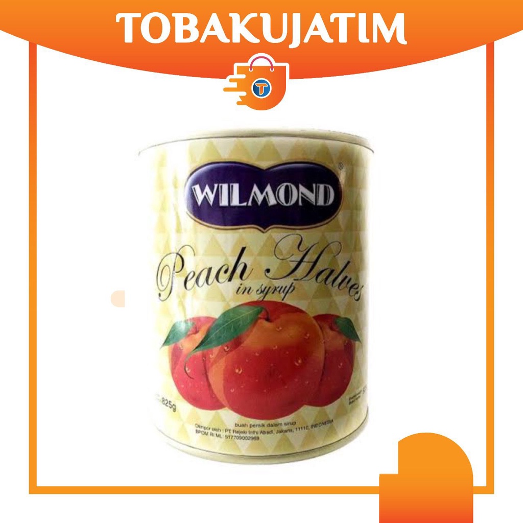 

Wilmond Peach Halves 825gr KALENG 825 gr