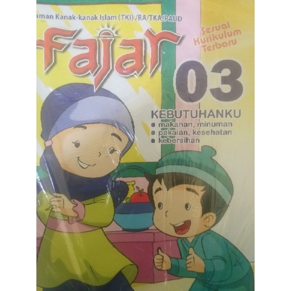 majalah fajar kelas B edisi 3 tema kebutuhanku paud/tk/ra