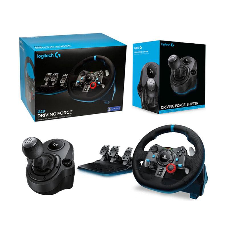 Logitech G29 Driving Force Wheel + Drving Force Shifter