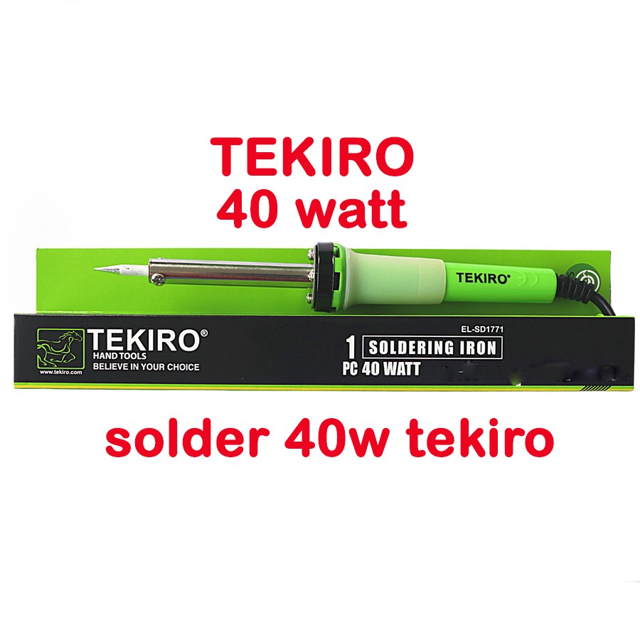 Solder Listrik 40w TEKIRO / Solder Iron 40 Watt Tekiro EL-SD1771