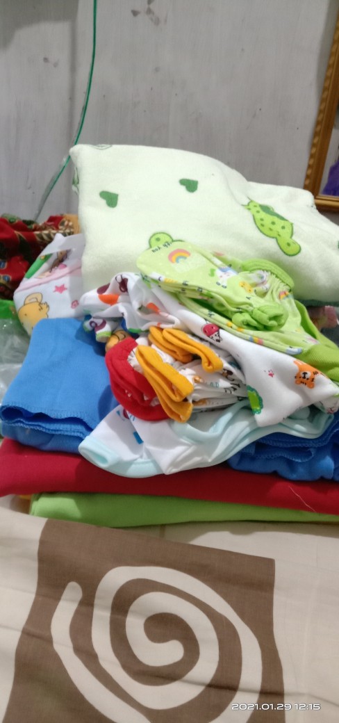 Gurita Bayi Ikat Putih Nb/pcs