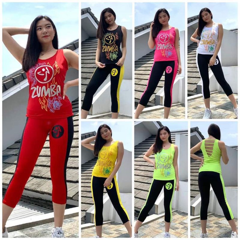 setelan senam zumba
