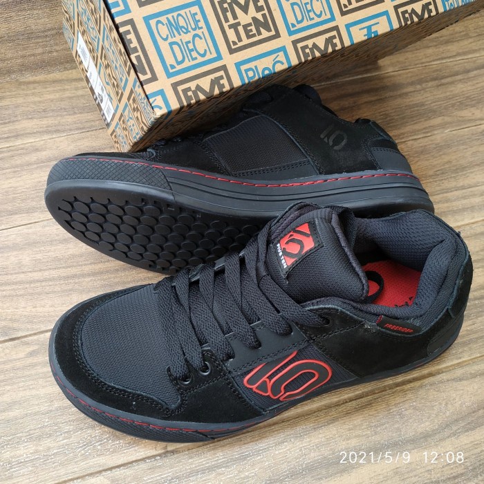 Five Ten Freerider Shoes Ori BNIB Black Red - Sepatu MTB XC AM DH