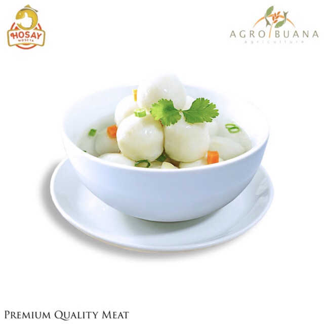 

Bakso Ikan Putih Besar | Premium White Fishball Big HOSAY (500 gram)