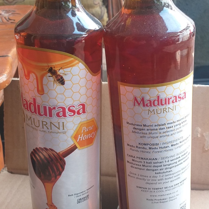 

madu- madurasa murni 910g / madu murni madurasa / madu rasa murni original -madu.