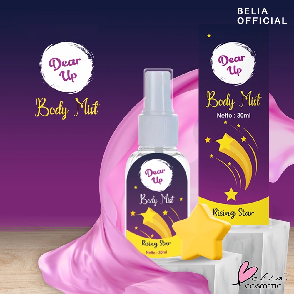 ❤ BELIA ❤ DEAR UP Body Mist PARFUM 30ml &amp; 50ml | Pewangi Badan | Parfume | Spray | BPOM