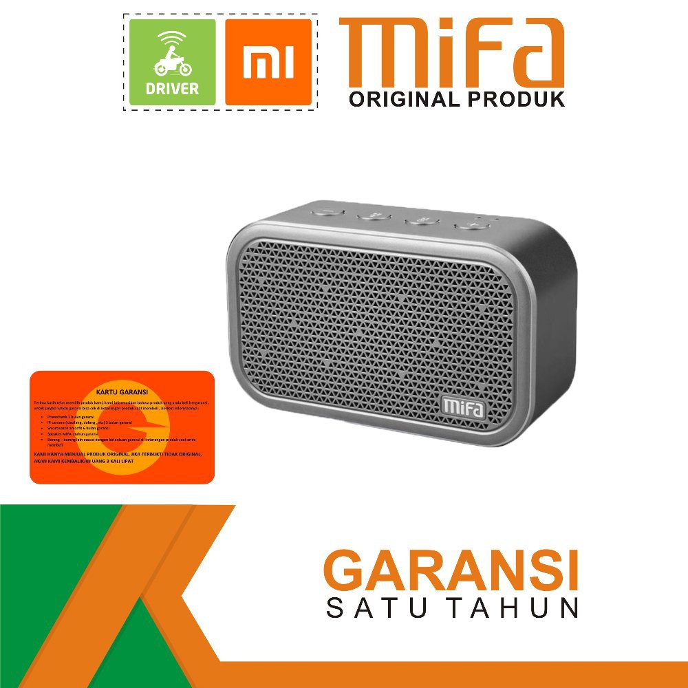 Xiaomi MiFa M1 Bluetooth Portable Speaker Cube   Hitam dan Putih